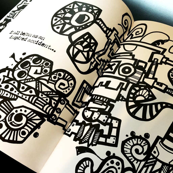 Grown-up Colouring Book from Clunkydoodles
